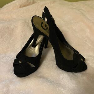 Guess suede fabric slig backs.